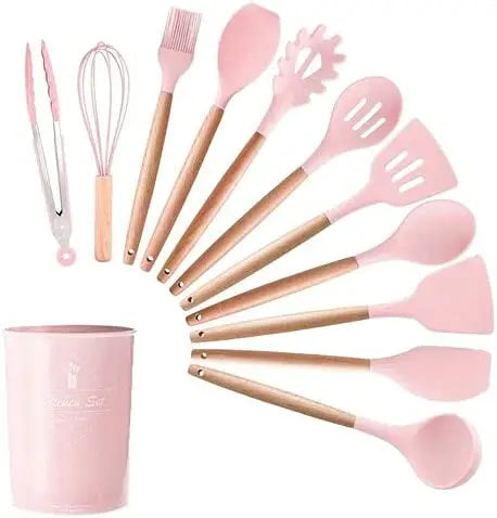 Jogo Kit C/12 Peças Utensílios De Cozinha